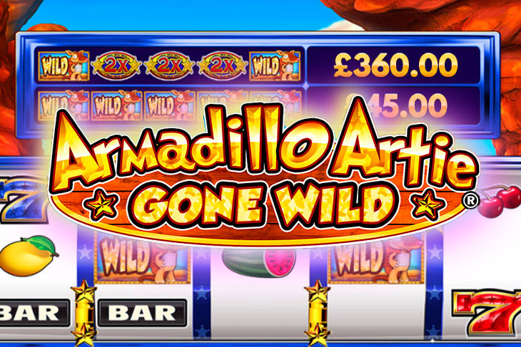 Armadillo Artie Gone Wild - DWG slot at Mate Slots Casino Casino