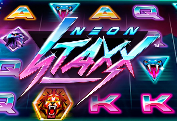 Neon Staxx - NetEnt slot at Mate Slots Casino Casino